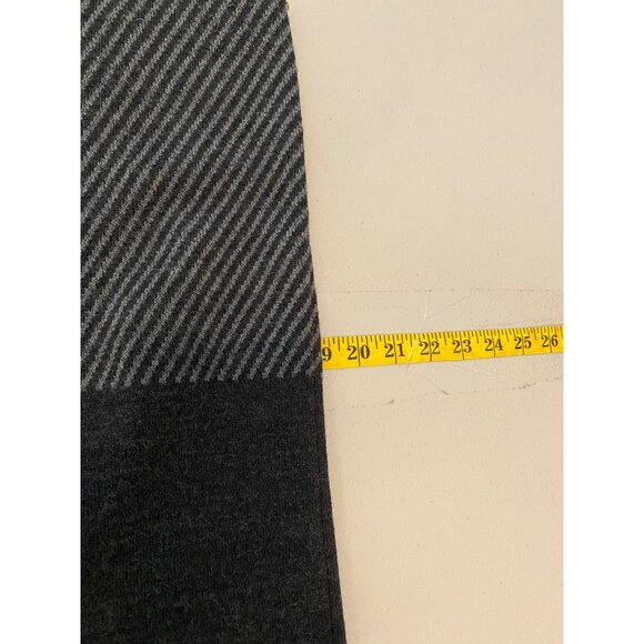 Linea Maglia Gray Black Sleeveless Knit Vest w/ Hood Wool Blend Italy Medium - Picture 7 of 7